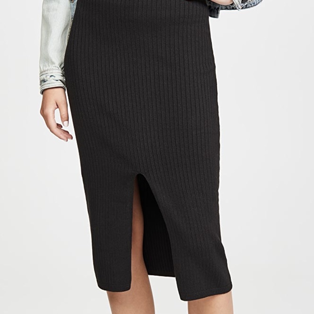 Free People Midi Sweater Skirt